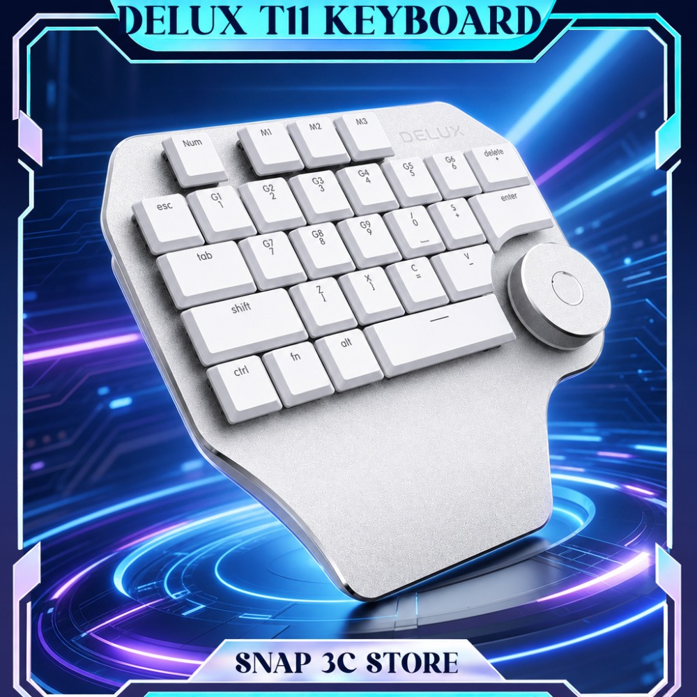 Desk Setup Programmer - Tastiera Meccanica Cablata DeLUX T11 Designer