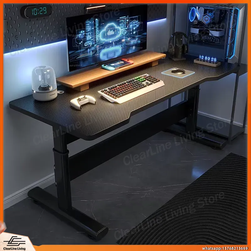 Desk Setup Streaming - Scrivania da Gaming Elettrica Regolabile in