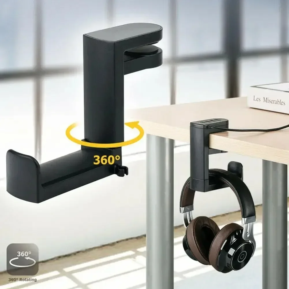 Gaming Setup Desk - Supporto per cuffie da gaming senza