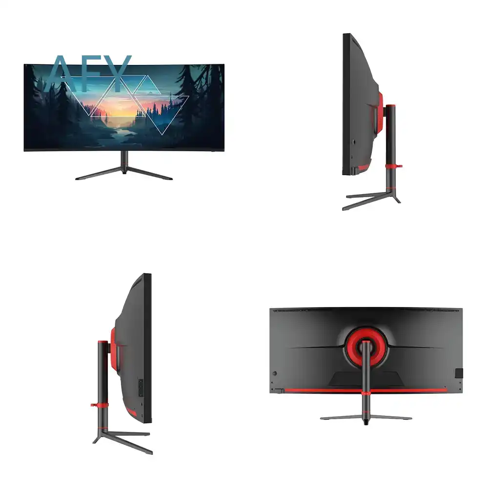 Desk Setup Dual Monitor - Monitor da gioco curvo Flashworth da