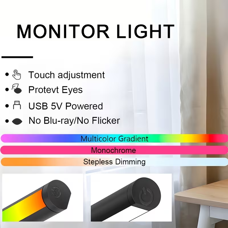 Barra Luminosa LED per Monitor - Desk Setup No Computer recensione e prezzo