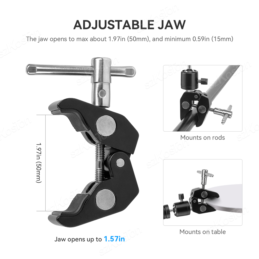 Morsetto Super Clamp in Metall - Monitor Arm Clamp recensione e prezzo