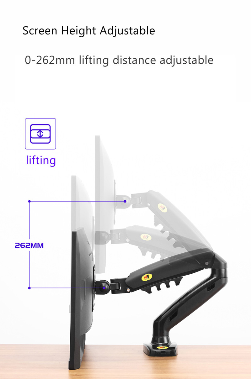 NUOVO NB F80 Supporto per Moni - Monitor Arm Clamp recensione e prezzo