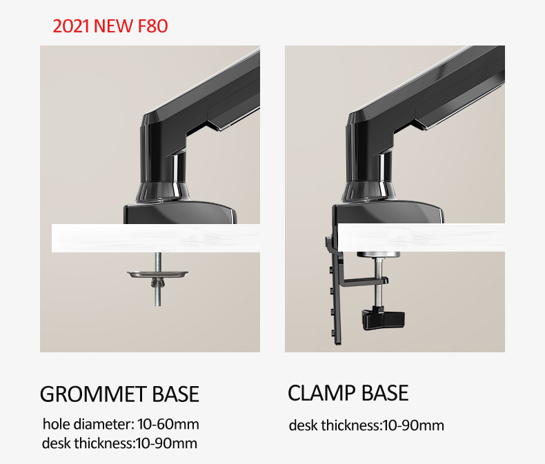 NUOVO NB F80 Supporto per Moni - Monitor Arm Clamp recensione e prezzo