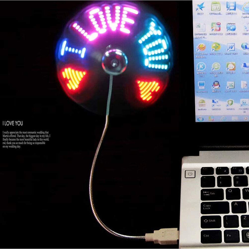 Ventilatore USB creativo, USB  - Desk Setup Programmer recensione e prezzo
