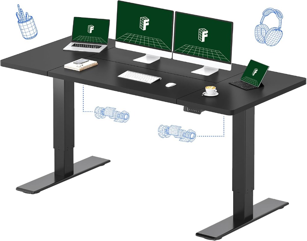 Scrivania Elettrica Regolabile - Desk Setup Dual Monitor recensione e prezzo