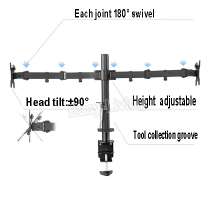 MS02 Supporto da tavolo con bl - Monitor Arm Clamp recensione e prezzo