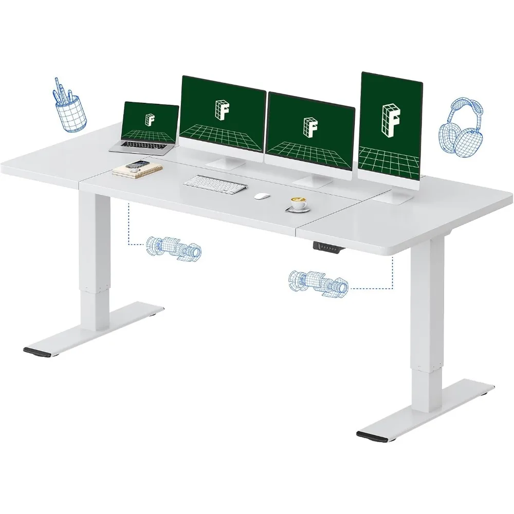 FLEXISPOT Scrivania Elettrica  - Desk Setup Dual Monitor recensione e prezzo