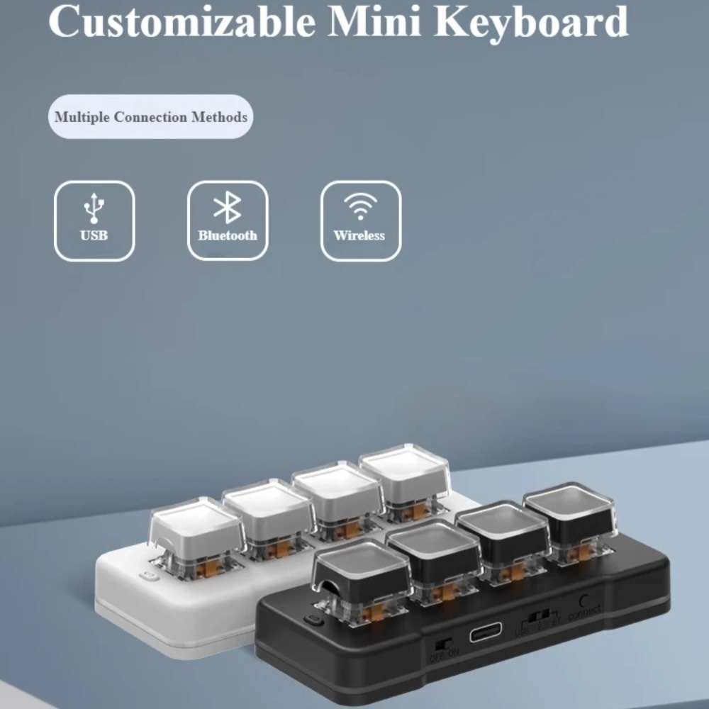 MK424Pro Mini tastiera Wireles - Desk Setup Programmer recensione e prezzo
