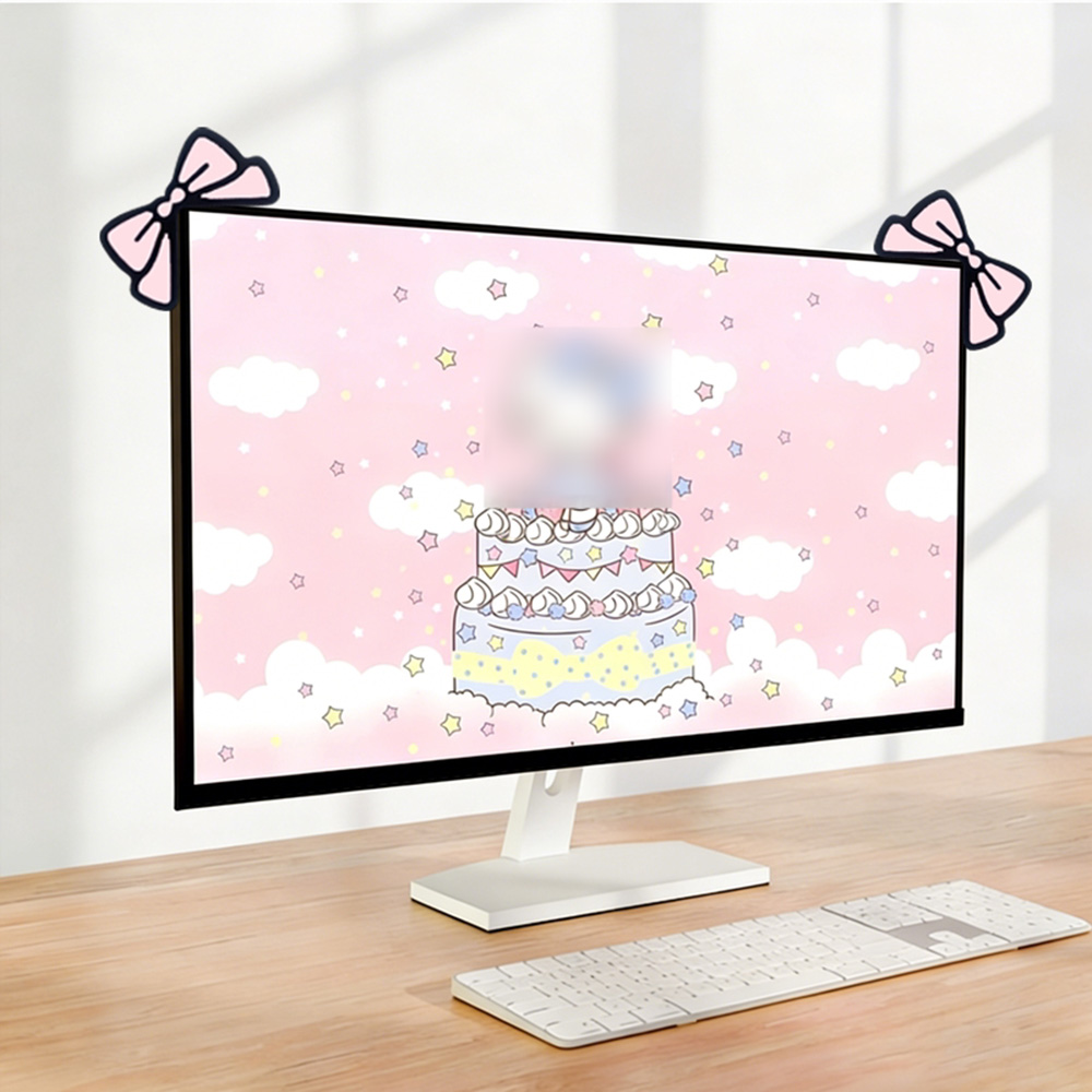 Decorazione per Monitor con Fi - Desk Setup With Laptop And Monitor recensione e prezzo