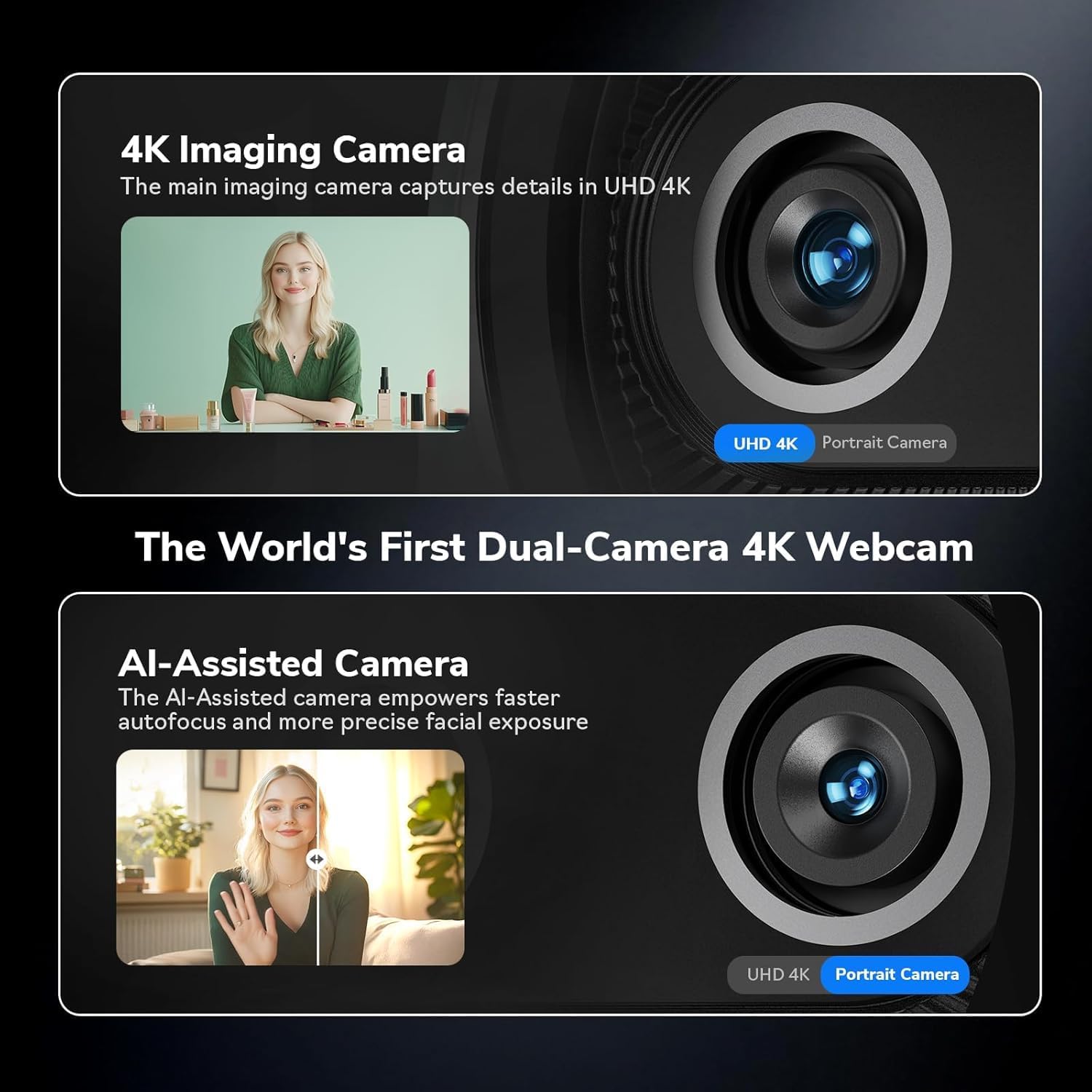 Webcam 4K EMEET con Doppia Fot - Desk Setup Streaming recensione e prezzo